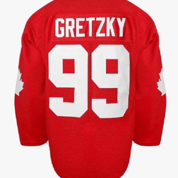 WAYNE GRETZKY TEAM CANADA HOCKEY JERSEY BNWOT 2XL - Picture 2 of 5